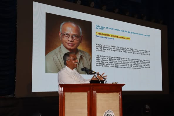 M S Valiathan Memorial Lecture at 37th KSC, Thrissur